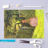 Wachtende vrouw (John Everett Millais) Tissuepapier (Craft)