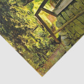 Wachtende vrouw (John Everett Millais) Tissuepapier (Detail)