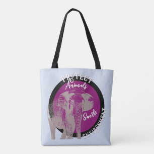 Wachter van Harmonie: Een Oproep tot Natuurbehoud Tote Bag