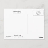 Wachters van de Tower of London Briefkaart (Achterkant)