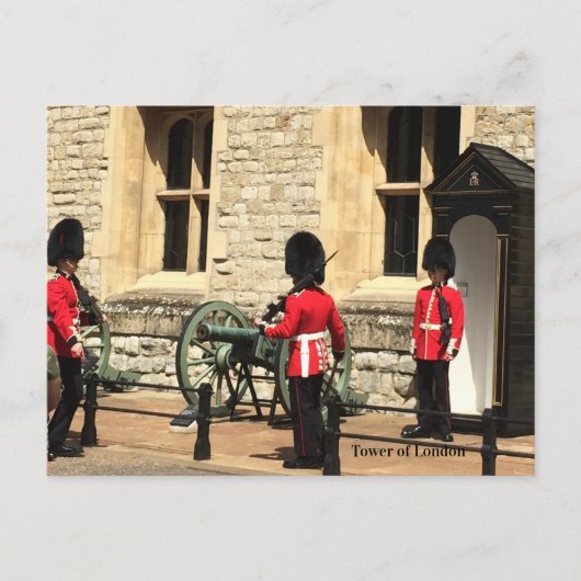 Wachters van de Tower of London Briefkaart (Voorkant)
