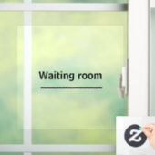 wachtkamer kleefstoffen opslagruimte kantoor venst raamsticker (Huis)