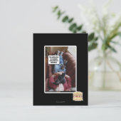 Wachtlijn voor knuffels briefkaart (Staand voorkant)