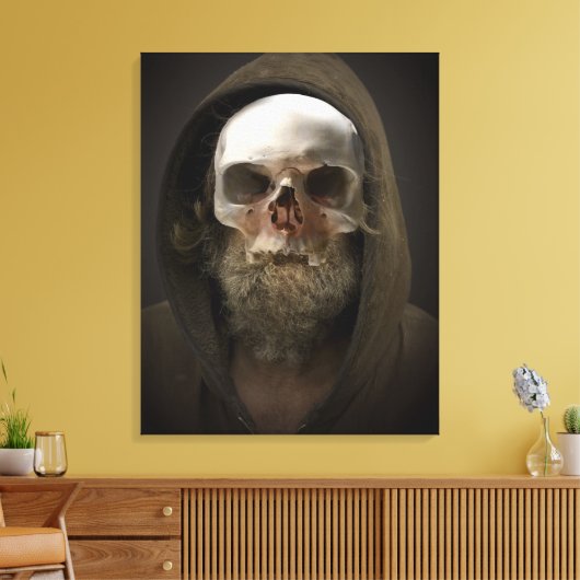 Wachttijd Canvas Afdruk (Insitu (Woonkamer))