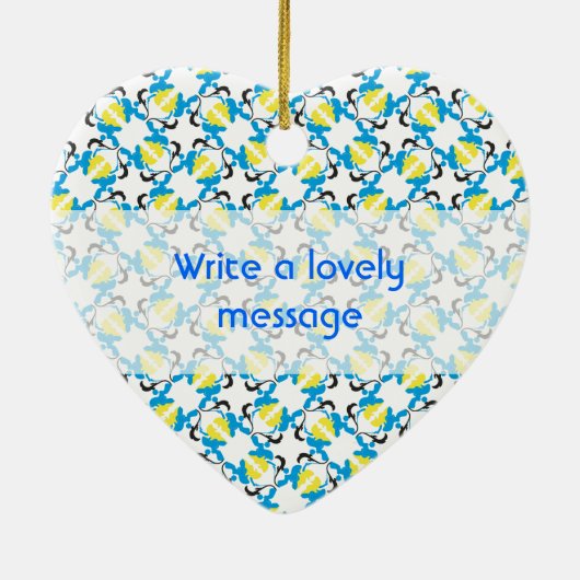 Wachttijd Keramisch Ornament (Achterkant)