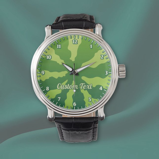 Wachttoren van watermeloenschil horloge (Creator heeft geüpload)