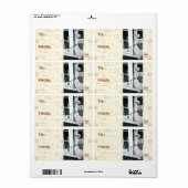 Wachtwoord alstublieft etiket (Full Sheet)