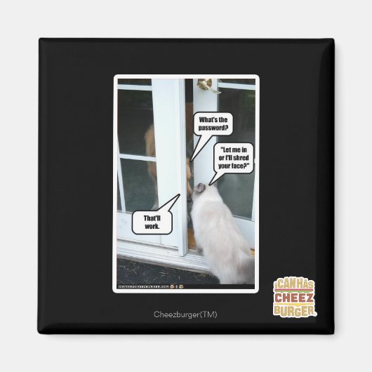 Wachtwoord alstublieft magneet (Voorkant)