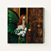 Wachtwoord Fairy Groen Keltisch Notitieboek (Achterkant)