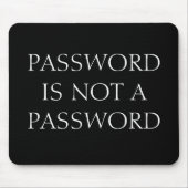 WACHTWOORD IS GEEN WACHTWOORD MUISMAT (Voorkant)