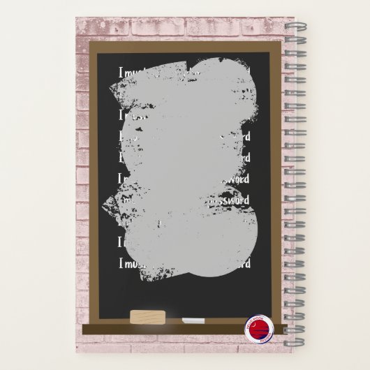 Wachtwoord Notitieboek (Achterkant)