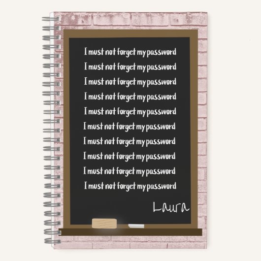Wachtwoord Notitieboek (Voorkant)