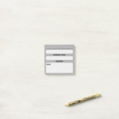 Wachtwoord Post-It Notities (Grijs) Post-it® Notes (Op bureau)