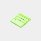 Wachtwoord Post-It Notities (Groen) Post-it® Notes (Schuin)