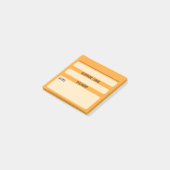 Wachtwoord Post-It-notities voor websites (oranje) Post-it® Notes (Schuin)