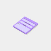 Wachtwoord Post-It-notities voor websites (Paars) Post-it® Notes (Schuin)