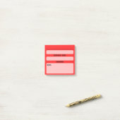 Wachtwoord Post-It-notities voor websites (Rood) Post-it® Notes (Op bureau)