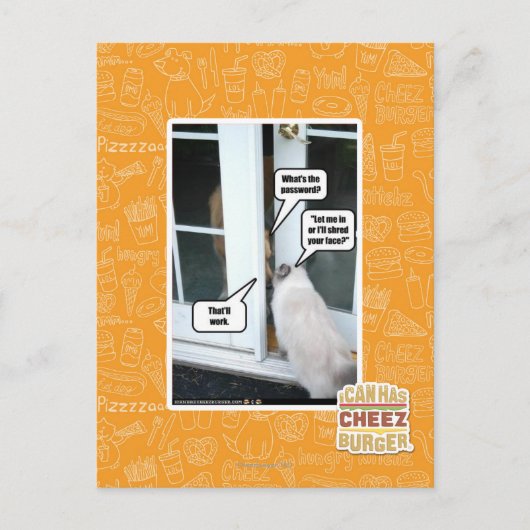 Wachtwoord tevreden briefkaart (Voorkant)