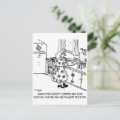 Wachtwoord voor broodrooster briefkaart (Staand voorkant)