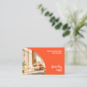 Wachtwoord voor Wi-Fi Internet Guest Visitekaartje (Staand voorkant)