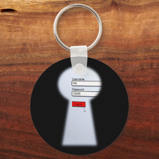 Wachtwoordbeveiliging Sleutelhanger (Voorkant)