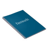 Wachtwoorden Notitieboek (Rechterzijde)