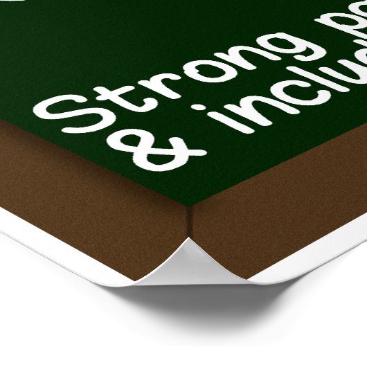 Wachtwoorden Poster voor informatiebeveiliging (Hoek)