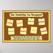 Wachtwoorden Poster voor informatiebeveiliging (Voorkant)