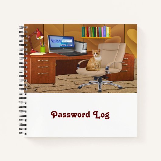 Wachtwoordlogboek Notitieboek (Voorkant)