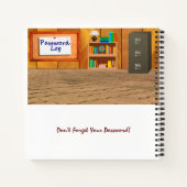 Wachtwoordlogboek Notitieboek (Achterkant)