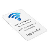wachtwoordwifi-gegevens magneet (Rechterzijde)