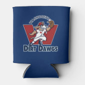 Wachusett Dirt Dawgs Collegiate Baseball Team Logo Blikjeskoeler (Voorkant)