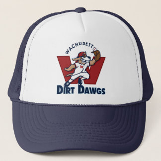Wachusett Dirt Dawgs Collegiate Baseball Team Logo Trucker Pet