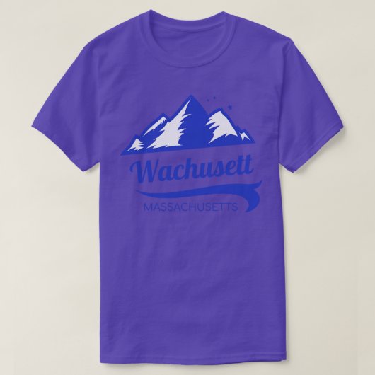 Wachusett Mountain ski Massachusetts 1 T-shirt (Design voorkant)