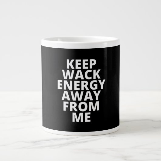 Wack Energy ver van mij houden Grote Koffiekop (Voorkant)