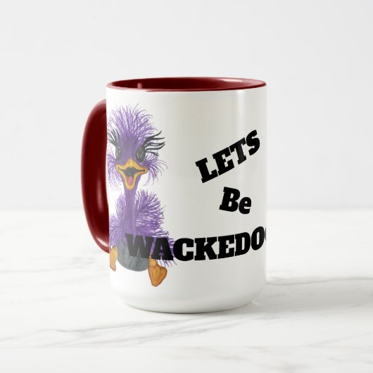 Wackadole Mok Red (Voorkant links)