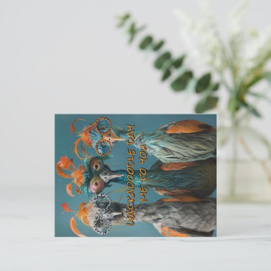 Wackadoodle dag van mij naar jou briefkaart (Staand voorkant)