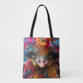 Wackadoodle Eco-vriendelijke levendige kleuren Tote Bag (Voorkant)