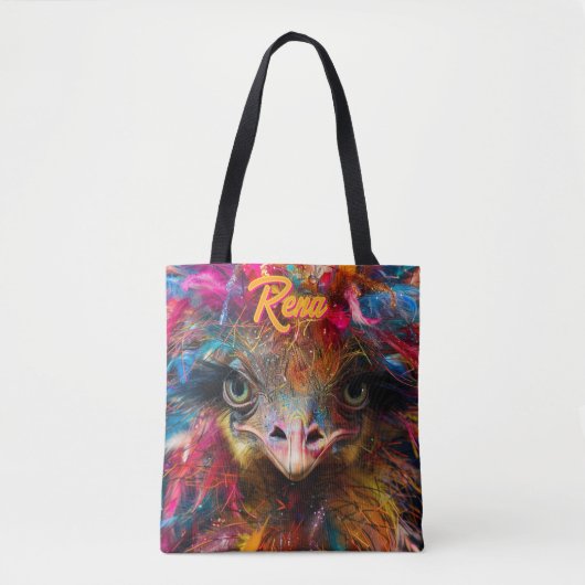 Wackadoodle Eco-vriendelijke levendige kleuren Tote Bag (Voorkant)