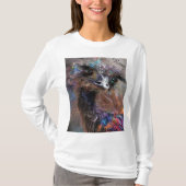 Wackadoodle Ostrich Personalized Back  T-shirt (Voorkant)