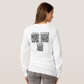 Wackadoodle Struisvogel Persoonlijk Achter  T-shirt (Achterkant volledig)