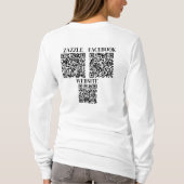 Wackadoodle Struisvogel Persoonlijk Achter  T-shirt (Achterkant)