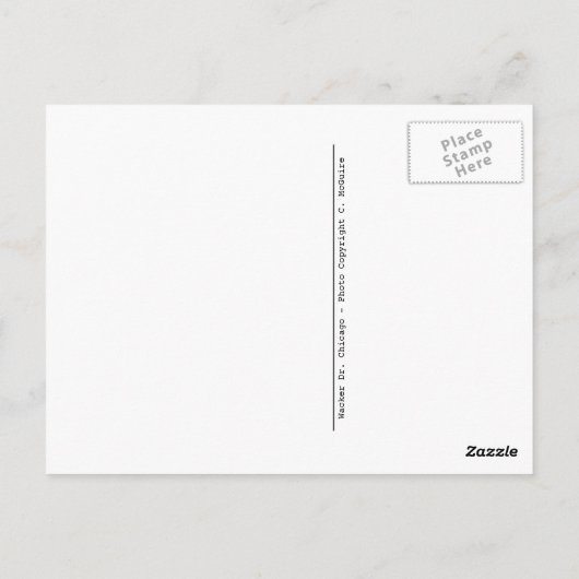 Wacker Dr. Chicago Briefkaart (Achterkant)
