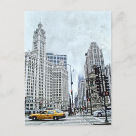 Wacker Dr. Chicago Briefkaart