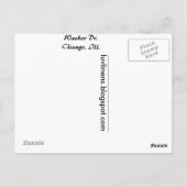 Wacker Drive, Chicago, Illinois Briefkaart (Achterkant)