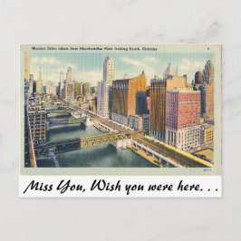 Wacker Drive, Chicago, Illinois Briefkaart