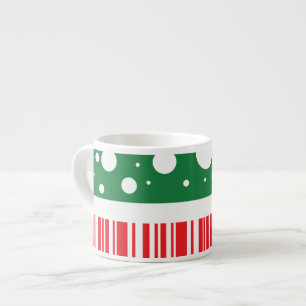 Wackige kerst espresso kop