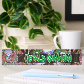 Wacky and Wild Sugar Skull Personalize Naambordje