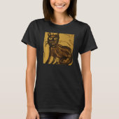 Wacky cat artwork kitten pun t-shirt (Voorkant)