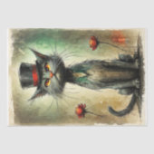 Wacky Cat in Pet #2 Decoupage Tissuepapier (Voorkant)